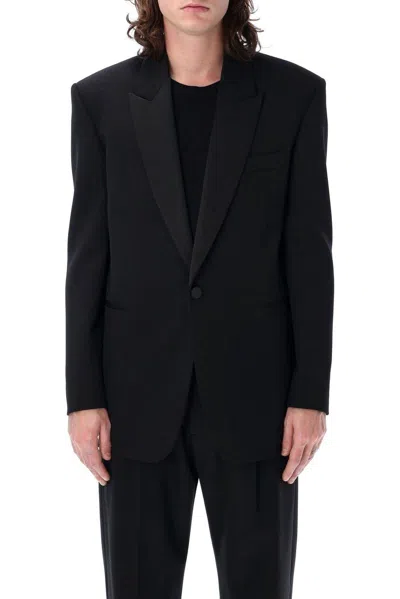 SAINT LAURENT SINGLE-BREASTED TUXEDO JACKET