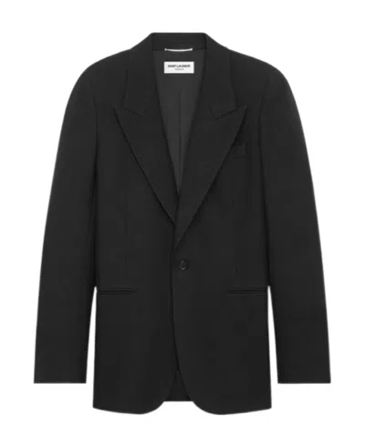 SAINT LAURENT JACKET IN WOOL GABARDINE