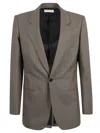 SAINT LAURENT SINGLE-BREASTED WOOL BLAZER