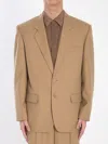 Saint Laurent Paris Men Wool Gabardine Single-breasted Jacket