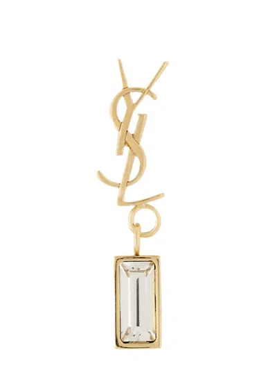 Saint Laurent Single Earring "cassandras" In Gold