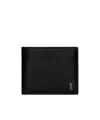 Saint Laurent Single-fold Wallet In Black
