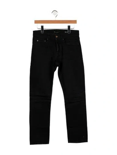Pre-owned Saint Laurent Skinny Jeans In Black