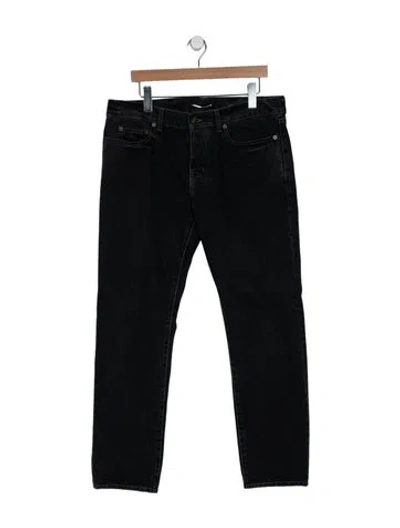 Pre-owned Saint Laurent Skinny Jeans In Black