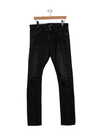 Pre-owned Saint Laurent Skinny Jeans In Black