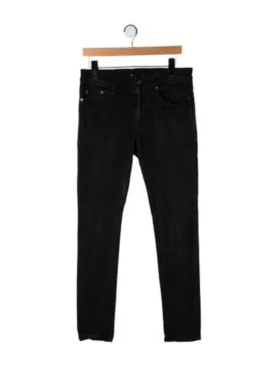 Pre-owned Saint Laurent Skinny Jeans In Black