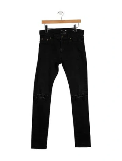 Pre-owned Saint Laurent Skinny Jeans In Blue