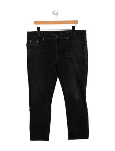 Pre-owned Saint Laurent Skinny Jeans In Blue