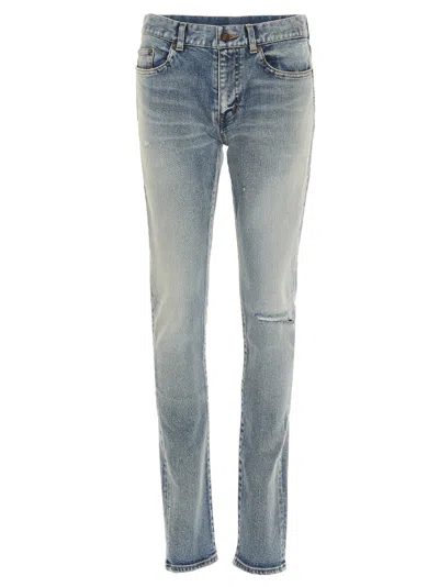 Saint Laurent Skinny Jeans Light Blue