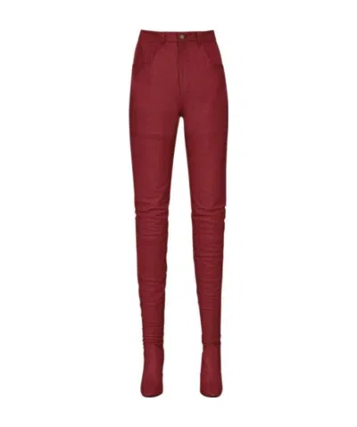 Saint Laurent Skinny Leather Pantaboots