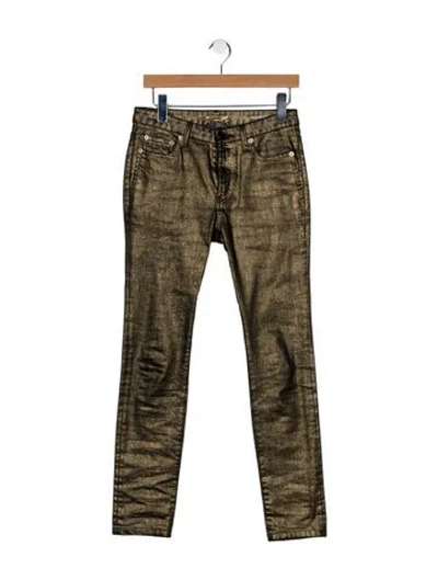 Pre-owned Saint Laurent Skinny Leg Pants