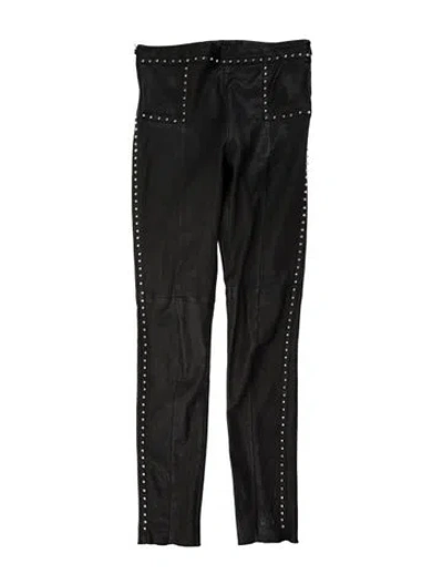 Pre-owned Saint Laurent Skinny Leg Pants In Black