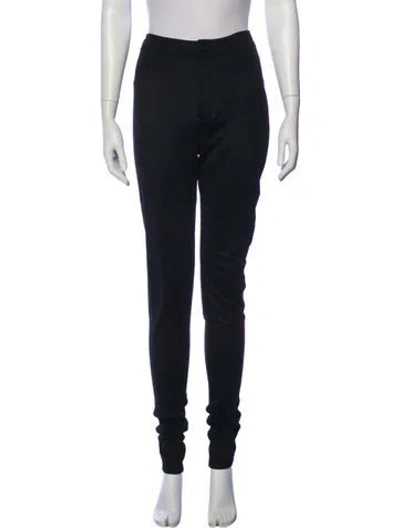 Pre-owned Saint Laurent Skinny Leg Pants In Black