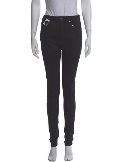 Pre-owned Saint Laurent Skinny Leg Pants W/ Tags In Black