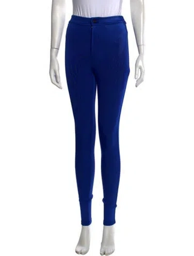Pre-owned Saint Laurent Skinny Leg Pants W/ Tags In Blue