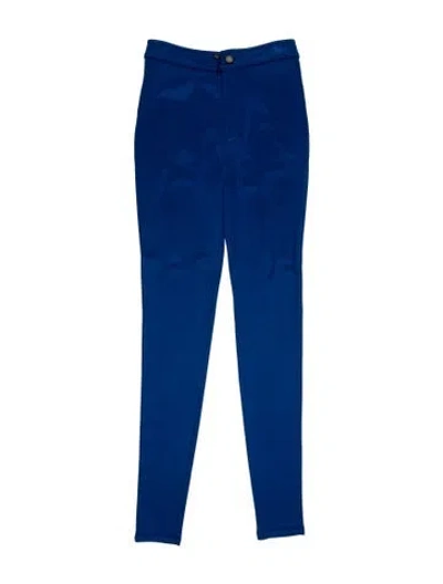 Pre-owned Saint Laurent Skinny Leg Pants W/ Tags In Blue