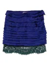 Saint Laurent Women's Jacquard Mini Skirt