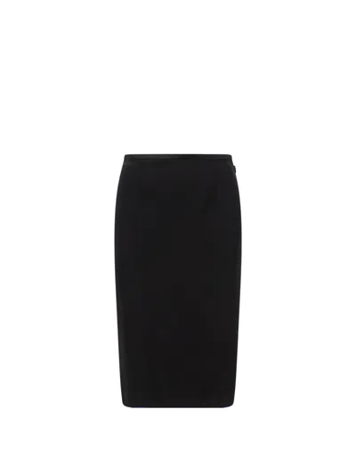 Saint Laurent Skirt In Black