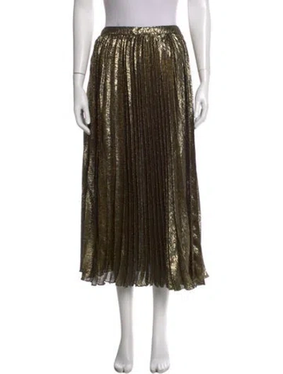Pre-owned Saint Laurent Skirt In Gold