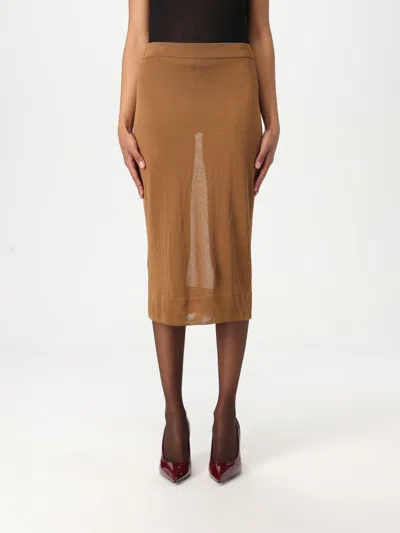 Saint Laurent Skirt  Woman Color Beige