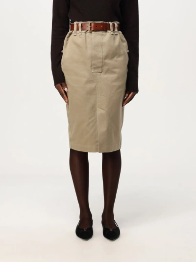 Saint Laurent Pencil Skirt. In Green