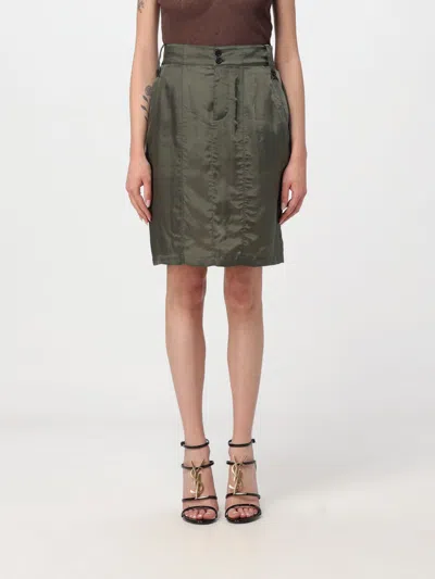 Saint Laurent Skirt  Woman Color Kaki In Green