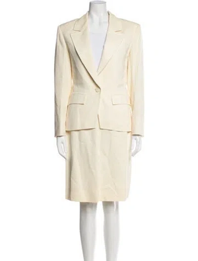 Pre-owned Saint Laurent Skirt Set In Neutral