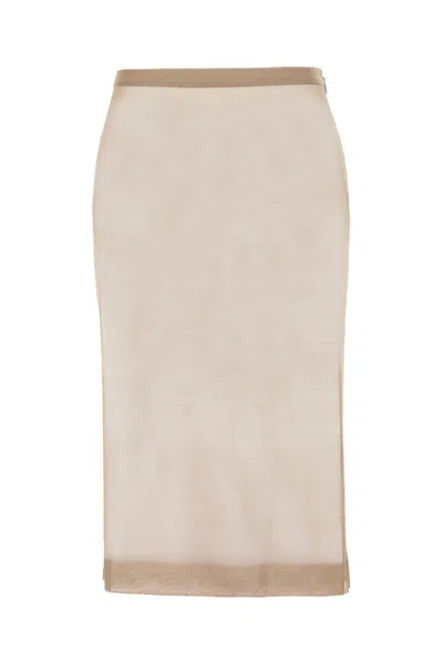 Saint Laurent Skirts In Neutral
