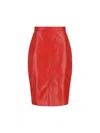 Saint Laurent Zip Skirt In Multi