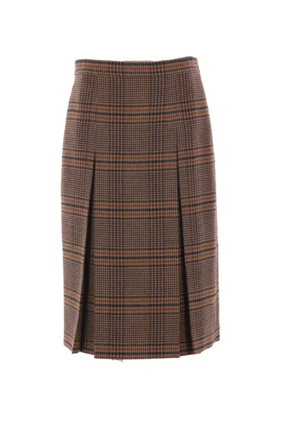 Saint Laurent Skirts In Brown