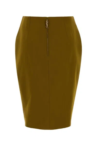 Saint Laurent Skirts In Green