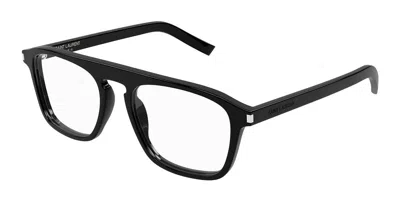 Saint Laurent Sl 157 Men's Glasses, Black, Size 52