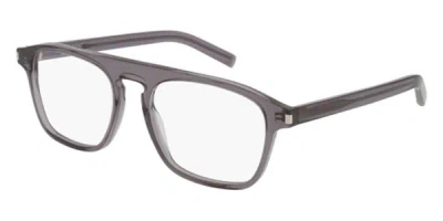 Saint Laurent Sl 157 Men's Glasses, Grey, Size 52 In Gray