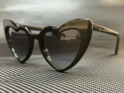 Pre-owned Saint Laurent Sl 181 Loulou 008 Black Women's Authentic Sunglasses 54 Mm In Gray