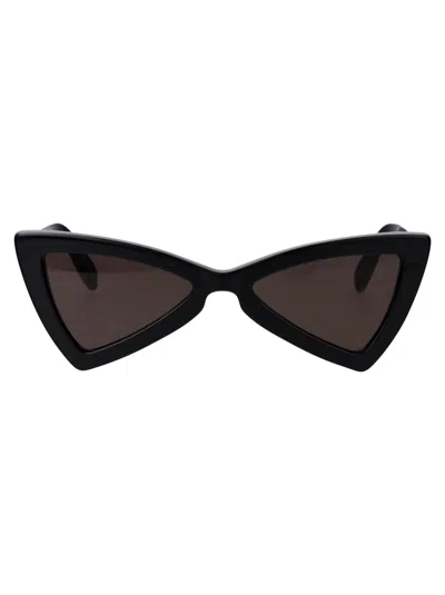Saint Laurent Sl 207 Jerry Sunglasses In 005 Black Black Black