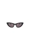 Saint Laurent Black New Wave Lily Cat Eye Sunglasses In Nude