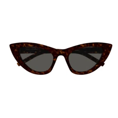 SAINT LAURENT SL 213 LILY016 HAVANA HAVANA GREY