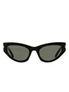 Saint Laurent Sl 214 Grace Cat-eye Sunglasses In Black