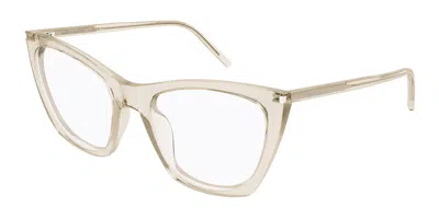 Saint Laurent Sl 214 Kate Thin Opt Women's Glasses, Brown, Size 55