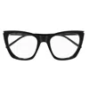 Saint Laurent Sl 214 Kate Thin Opt001-black-black-transparent In Black