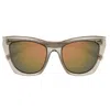 Saint Laurent Sl 214 Kate023-nude-nude-copper In Brown
