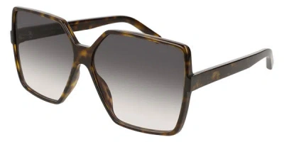 Saint Laurent Sl 232 Betty 003 Women's Sunglasses Tortoiseshell Size 63 In Multi