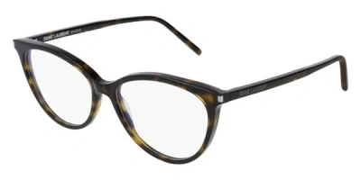 Saint Laurent Sl 261 Women's Glasses, Tortoiseshell, Size 53 In Brown