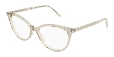 Saint Laurent Sl 261 Women's Glasses, Yellow, Size 53 In Neutral