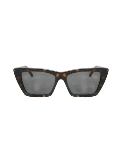Saint Laurent Sl 276 - Mica Sunglasses In Brown