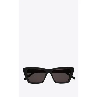 Saint Laurent New Wave Sl 276 Sunglasses In Nero
