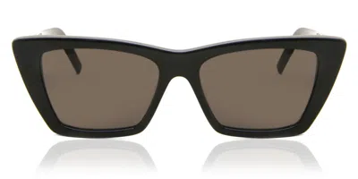 Saint Laurent Sl 276 Mica 001 Women's Sunglasses Black Size 53