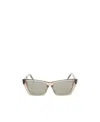 Saint Laurent Sl 276 Mica Cat-eye Sunglasses In Nude