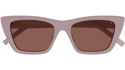 SAINT LAURENT SAINT LAURENT EYEWEAR BUTTERFLY FRAME SUNGLASSES