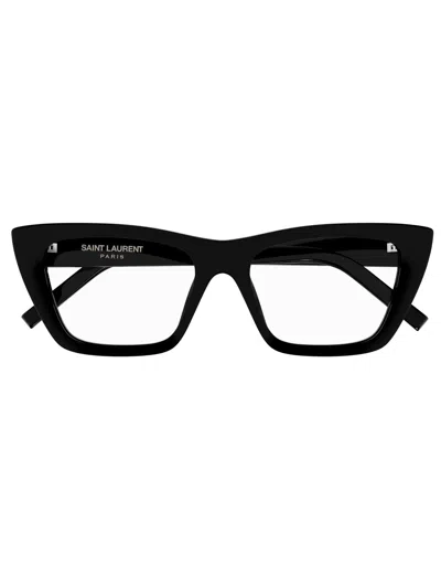 Saint Laurent Sl 276 Mica Opt Eyewear In Black